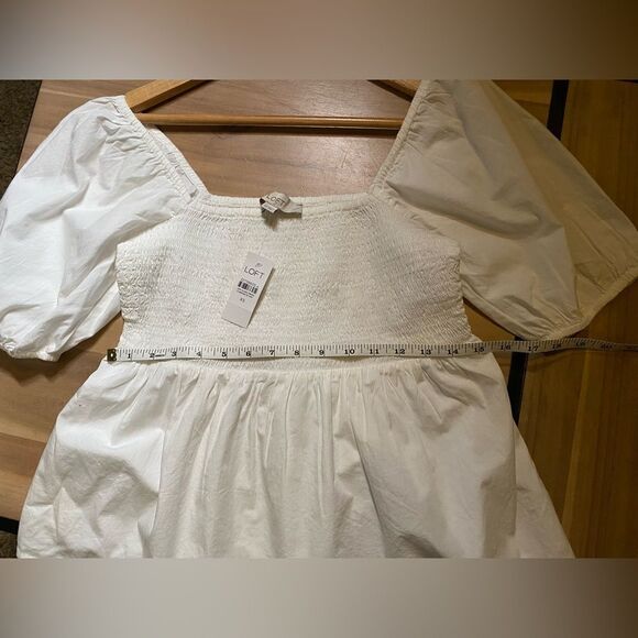 Loft white off shoulder top NWT‎ - Picture 6 of 7